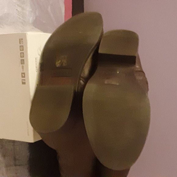 Call It Spring Leather Knee High Boots - Picture 8 of 8